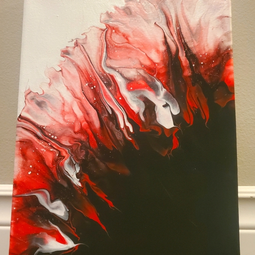 9x12 Fluid Art